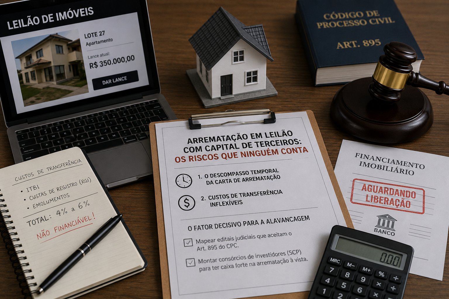 A Ilusão do Financiamento: Quando Usar Capital de Terceiros Vira uma Armadilha em Leilões
